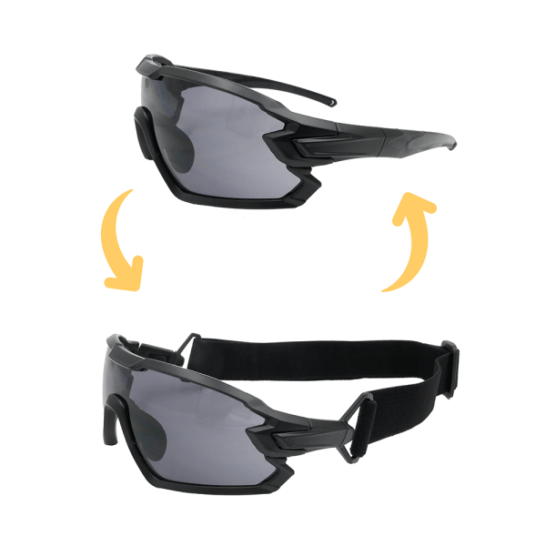 MIL2951 Ballistic replaceable temple glasses - Image 4