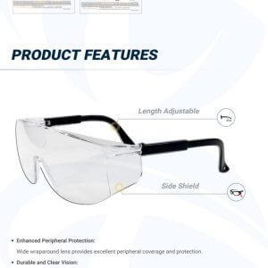 統順益(TONSHUNG) Stretchable temples safety glasses SA1301 Introduction