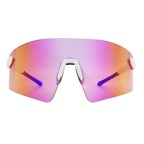 統順益(TONSHUNG) Sport Sunglasses Frameless One Piece Lens UV400 Anti Slip SU1708