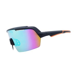 統順益(TONSHUNG) Cycling Sunglasses Half Frame One Piece Lens UV400 Ventilated SU1719A