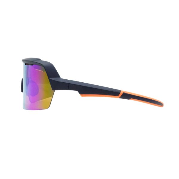 統順益(TONSHUNG) Cycling Sunglasses Half Frame One Piece Lens UV400 Ventilated SU1719A