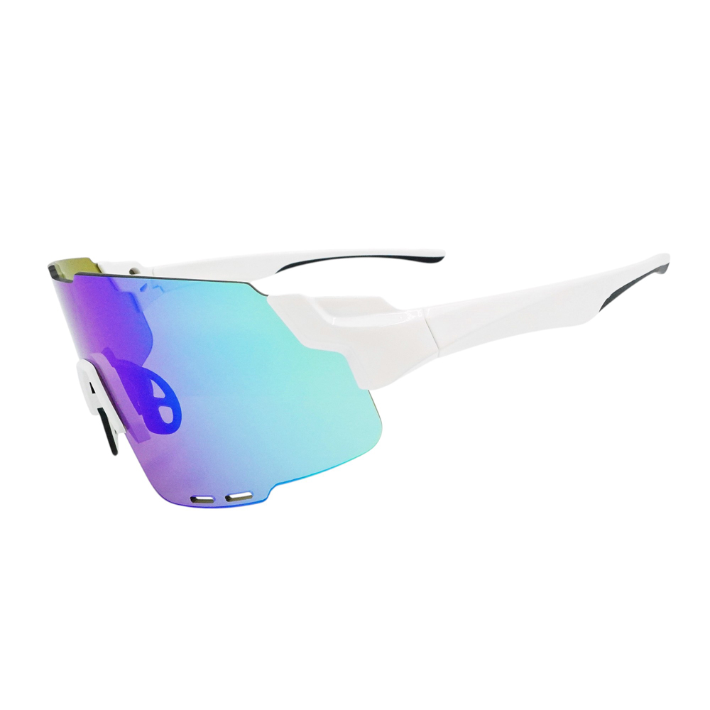 統順益(TONSHUNG) Sport Sunglasses Frameless One Piece Lens UV400 Ventilated SU1765C