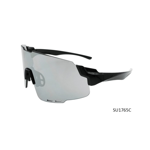 SU1765C Frameless One-Piece Cycling Sunglasses - Image 3