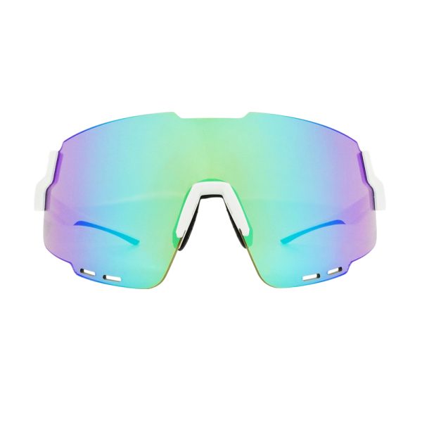 統順益(TONSHUNG) Sport Sunglasses Frameless One Piece Lens UV400 Ventilated SU1765C