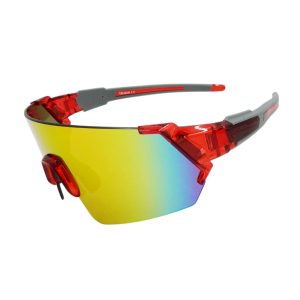 統順益(TONSHUNG) Cycling & Running Sunglasses | Rimless Wide-View Lens, UV400, Anti-Glare, Adjustable Fit SU1914B1