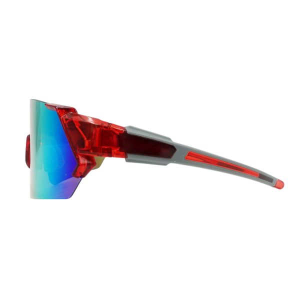 統順益(TONSHUNG) Cycling & Running Sunglasses | Rimless Wide-View Lens, UV400, Anti-Glare, Adjustable Fit SU1914B1