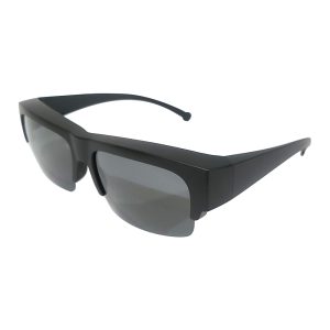 統順益(TONSHUNG) Fit-Over Polarized Sunglasses | Half Frame, UV400, Compatible with Prescription Glasses SU1962OTG