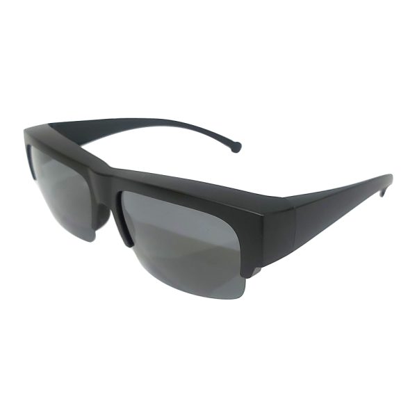 統順益(TONSHUNG) Fit-Over Polarized Sunglasses | Half Frame, UV400, Compatible with Prescription Glasses SU1962OTG