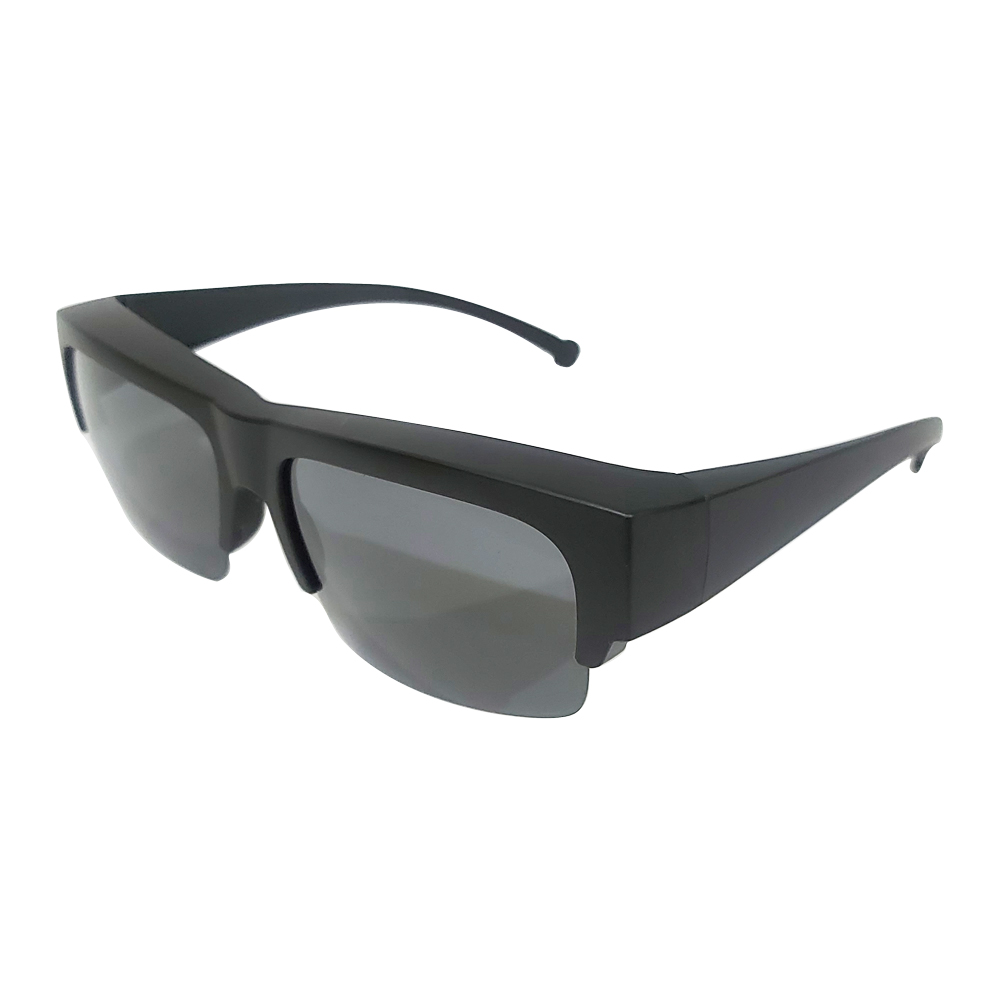 統順益(TONSHUNG) Fit-Over Polarized Sunglasses | Half Frame, UV400, Compatible with Prescription Glasses SU1962OTG