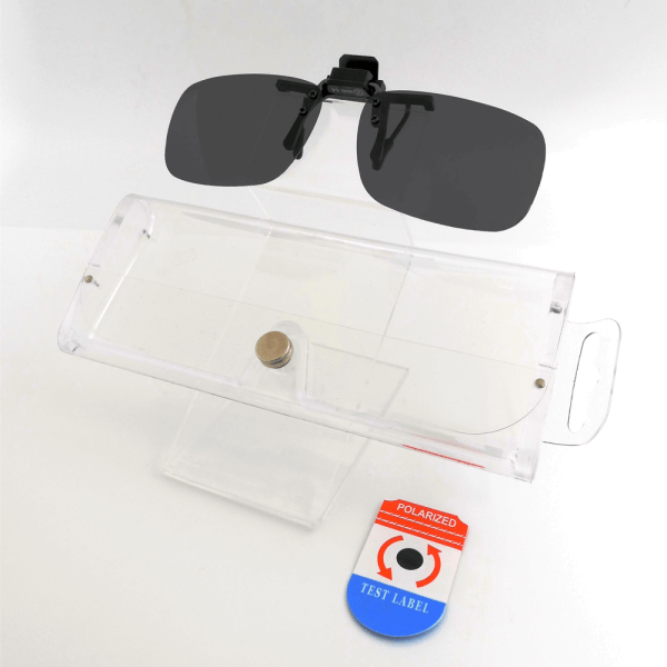 SU3001 Polarized clip-on rimless sunglasses - Image 4